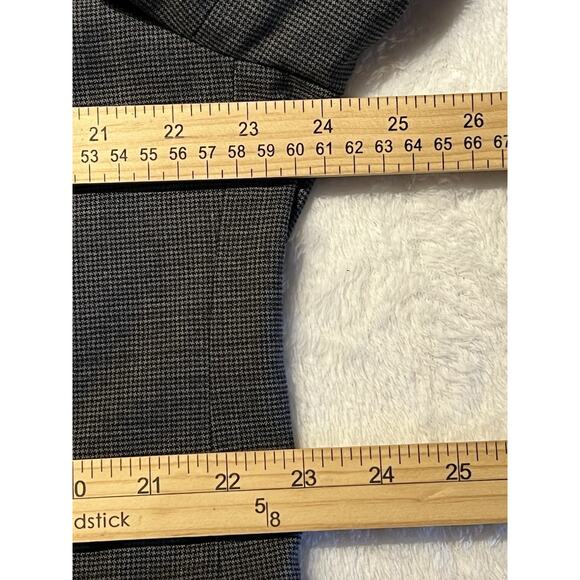 Lands End 46R 44x29 Gray Micro Houndstooth Men's 2-Piece Suit Stretch - Picture 14 of 16